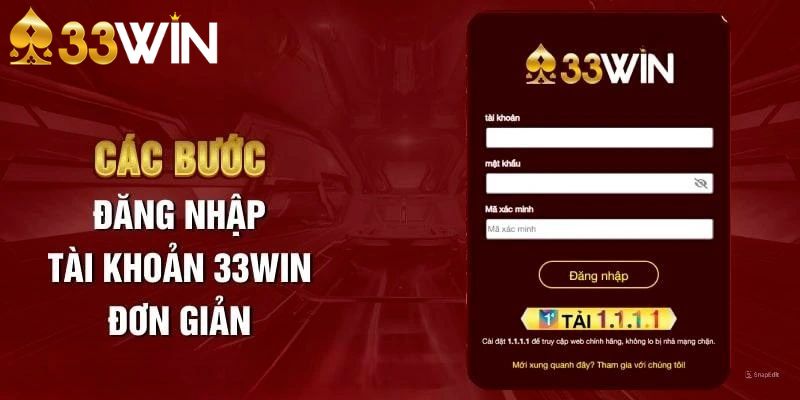 đăng nhập 33Win Để có thể khai thác tối đa các tính năng mà 33Win cung cấp, bước đầu tiên bạn cần làm là đăng nhập vào tài khoản của mình. Dưới đây là hướng dẫn từng bước chi tiết để bạn có thể đăng nhập trên cả điện thoại và máy tính.